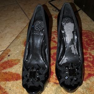 Black heeled Vince camuto